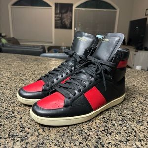 Yves Saint Laurent high top sneakers